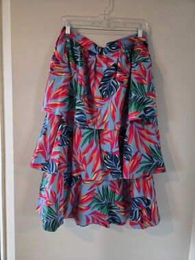 Tiered Tropical Print Skirt Tabitha Brown for Target